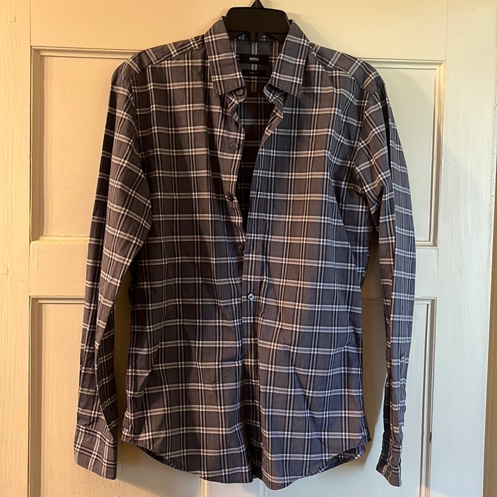 Hugo boss sharp, fit casual button down